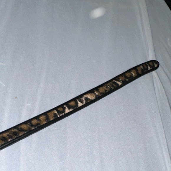 Vtg Cheetah Fur Brighton Belt 36 Inches Long - Picture 3 of 9